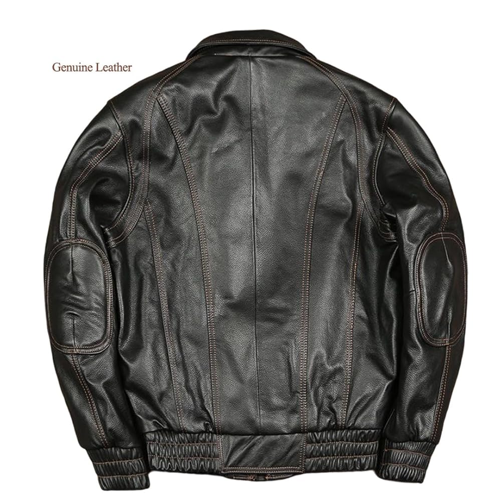 wilda☆本革☆ライナー付きleather 短丈“bomber jacket Amazon.com: Wilda Men's Black Bomber Cowhide Leather Jacket